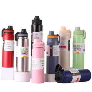 Botella de Agua Deportiva Portátil de Acero Inoxidable 304, Aislada al Vacío, de Doble Pared, Ligera, para Escalada y Actividades al Aire Libre - Product Image 1