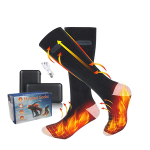 Chaussettes chaudes d'hiver <span class=keywords><strong>SKI</strong></span> USB Battery Tech Thermal Electric Heating Socks With Rechargeable Battery pour hommes et femmes - Product Image 1