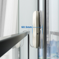 Robot de nettoyage de vitres intelligent à pulvérisation d'eau automatique, nettoyeur de vitres électrique portable pour usage domestique et extérieur, directement de l'usine