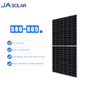 Modules photovoltaïques Ja Solar 605W N-Type MBB Bifacial Mono PERC à demi-cellules double vitrage 580W 585W 600W pour la maison - Product Image 5