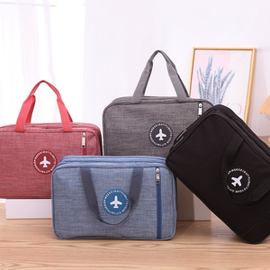 Bolsa organizadora portátil con cremallera <span class=keywords><strong>para</strong></span> viajes al aire libre, separación de ropa seca y mojada, bolsa de mano a prueba de polvo, bolsa de almacenamiento <span class=keywords><strong>para</strong></span> cuarantina médica, natación - Product Image 1