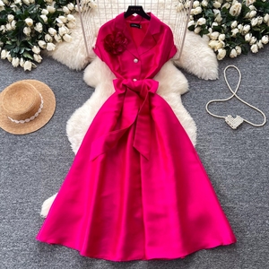 Nuovo Arrivo 2026: Abito da Donna Coreano Senza Maniche a Trapezio con Cintura, Elegante e Casual <span class=keywords><strong>per</strong></span> l'Ufficio - Product Image 3