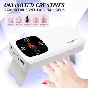 Taladro de uñas de 45000RPM, secador de uñas portátil 3 en 1 con 9 LED, <span class=keywords><strong>torno</strong></span> de uñas eléctrico profesional con herramientas de <span class=keywords><strong>manicura</strong></span> con luz UV - Product Image 6
