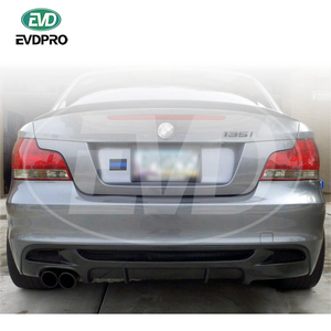 Difusor de fibra de carbono para <span class=keywords><strong>2007</strong></span>-2011 <span class=keywords><strong>Bmw</strong></span> 1 Series E82 E88 <span class=keywords><strong>135i</strong></span> (solo para parachoques M-Tech) - Product Image 1