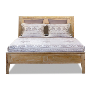 Precio al por Mayor, Cama de Madera Marca ELYSIUM, Muebles de Dormitorio de Madera Sólida de Acacia/Roble/Pino de Alta Calidad, Color Madera - Product Image 2