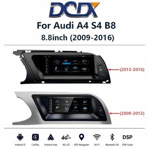 Radio para Auto de 8.8 Pulgadas con Snapdragon 665/685 para <span class=keywords><strong>Audi</strong></span> <span class=keywords><strong>A4</strong></span> S4 <span class=keywords><strong>B8</strong></span> (2009-2016), Unidad Principal Multimedia Inalámbrica con Android Auto y CarPlay, GPS, WiFi - Product Image 1