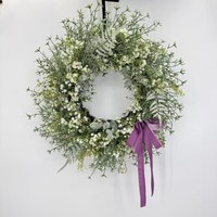 Pabrik Karangan Bunga Musim Semi Grosir Gypsophila Buatan, Daun Eucalyptus, dan Karangan Bunga Dekoratif Rumah untuk Pernikahan