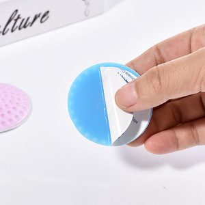 Soumei Hidemi - Cubierta para manija de puerta, almohadilla esférica de plástico anticolisión para protección de seguridad, color blanco, rosa, morado, azul, cinta de 3 m - Product Image 4