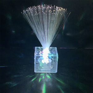 Lámpara de fibra óptica que cambia de color mixto, decoración nocturna de estado de ánimo de cristal, fuente de luces de flores de jardín Tiktok, luz led de fibra óptica - Product Image 2