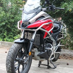 Per <span class=keywords><strong>Honda</strong></span> NC750X 21-26: Barre Paramotore Superiori/Inferiori in Acciaio al Carbonio con Paraurti Modificato e Protezione Serbatoio Carburante - Product Image 3