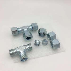 Fitting Pipa AC-18RN BC/BD Tipe <span class=keywords><strong>Tee</strong></span> Putar dengan Mur, Ulir Metrik, Tipe Gigit, Bahan Stainless Steel 304, Adaptor Selang Metrik - Product Image 5