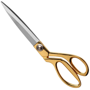 Ciseaux de tailleur de qualité industrielle NOVISON, lames en acier inoxydable et poignées en alliage, plusieurs tailles, couleurs or rose/or/argent - Product Image 1
