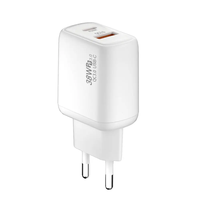 Adaptateur secteur pour téléphone portable 38W USB A + C PD Super Fast Charging QC 3.0 USB-C chargeur mural 20W