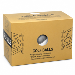 Prix d'usine OEM, balles d'entraînement personnalisées en 2 parties, couleur au choix, pour l'entraînement au golf en extérieur, balles de golf colorées - Product Image 6