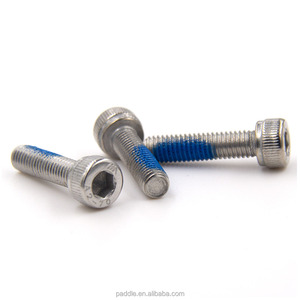 Tornillos de Cabeza Hexagonal M1.6 M2 M3 M4 M5 M6, Rosca Parcial, Nylon Azul, DIN912/GB70, Acero Inoxidable 304, Titanio, Latón - Product Image 1