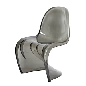 Morezhome moderne empilable PC clair sans <span class=keywords><strong>bras</strong></span> S forme chaise pour les salles à manger et restaurants - Product Image 1