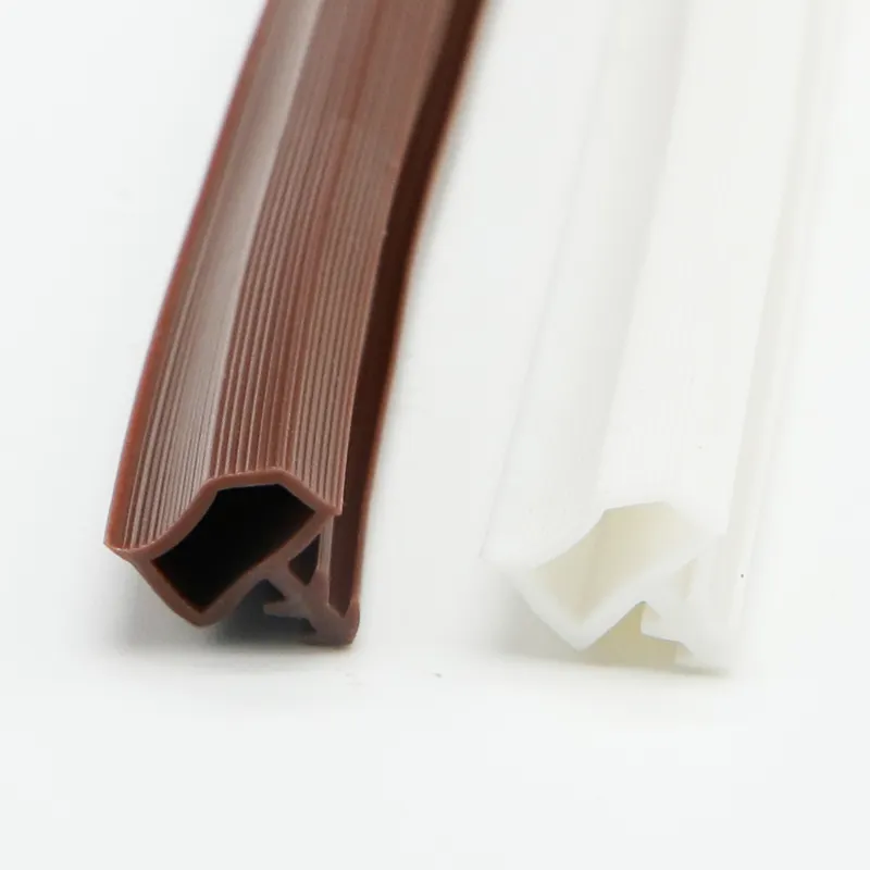 Y013 Striped 10x7x4mm Extrusion PVC Rubber Sealing Strip Window Frame Wooden Door Groove Sealed Silicone TPE Weatherstrip Tube