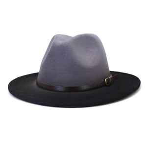 Sombrero Fedora de Fieltro 100% Lana, Nuevo 2024, de Ala Ancha, Unisex, para Viajes, Negocios, Casual, Jazz, Iglesia, Estilo Godfather, Alta Calidad - Product Image 1