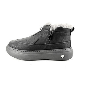 Bottes de neige chaudes pour hommes avec logo personnalisé, doublées de fourrure, imperméables, antidérapantes, légères, bottes à la cheville - Product Image 2