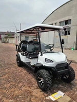 Voiturette de golf électrique tout-terrain tendance certifiée CE, capacité 500 kg+, vitesse 30-50 km/h, autonomie 70-90 km, 3-4 places, à vendre aux Émirats arabes unis