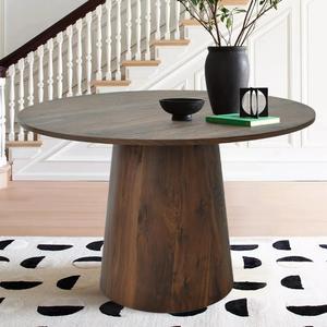 <span class=keywords><strong>Mesa</strong></span> de <span class=keywords><strong>Comedor</strong></span> Redonda Extensible de Madera para 6 Personas con Diseño Italiano para Ahorrar <span class=keywords><strong>Espacio</strong></span> - Product Image 2