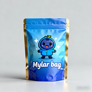 Custom Printed Candy Smell Proof Herbs Ziplock Mylar <b>Bags</b> Herb Edibles Gummy Biscuit Packaging Cookie Mylar <b>Bags</b> - Product Image 1