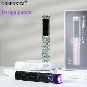 3 Couleurs 3W Strass Mini Lampe à Led UV pour Ongles Séchoir à Ongles Portable Rechargeable Pour Gel Durcissant Lampe <span class=keywords><strong>de</strong></span> Manucure - Product Image 4