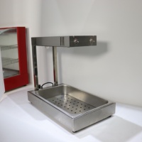 Ein Tablett Fast Food Warmer Küchen ausstattung Displayhcw-620 meist verkauften Edelstahl Restaurant 1000W Induktion heizung/7KG