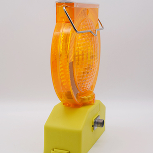 Amber/Red Giao Thông An Toàn Cảnh Báo Ánh Sáng Năng Lượng Mặt Trời Barricade Đèn - Product Image 2
