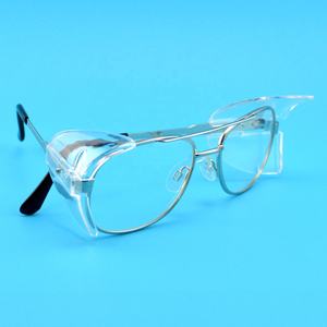 EN166耐衝撃性金属安全メガネ目の保護防曇目の保護ガラスサイドシールド付き - Product Image 5