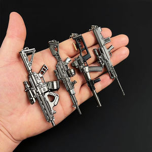 Mini-pistolet jouet en alliage, modèle de pendentif pour sac à dos ou porte-clés, accessoire de jeu - Product Image 4