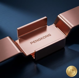 Connecteurs de puissance sur mesure en laiton et cuivre usinés CNC de haute précision pour véhicules électriques et stockage d'énergie - Product Image 1