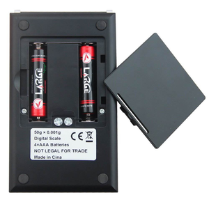 Bilancia Digitale Tascabile di Alta Precisione, Accuratezza 0,001g, Capacità 100g, in ABS + Acciaio Inossidabile, per Uso Domestico, Alimentata a Batteria - Product Image 2