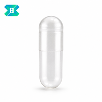 Fabricant Impression de logo personnalisée Capsules HPMC vides transparentes Taille 0 00 Capsules végétariennes transparentes