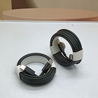 Câble USB-C en cuivre pur de 1m et 2m avec charge 60W, blindage tressé en aluminium pour téléphones, tablettes, écouteurs et appareils iOS