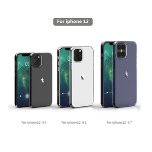 Venta caliente al por mayor suave protectora TPU cubierta de cristal transparente Funda de teléfonia <span class=keywords><strong>Celular</strong></span> TPU para iPhone 12 - Product Image 6