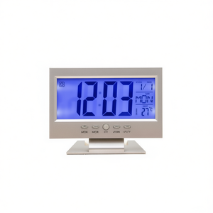 <b>Digital</b> Desk <b>Clock</b> With Temperature Display And Alarm Function For Home Office Use - Product Image 2