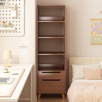 Étagère de rangement en bois pour salon, design moderne et simple, à poser au sol ou à fixer au mur, pour espaces étroits, étagères en panneaux artificiels