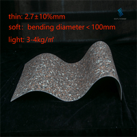 Le mur décoratif couvre de tuiles le placage flexible de pierre d'ardoise d'ardoise de pierre artificielle de texture pour le mur extérieur