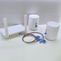 Personalización de Fábrica, Soporte de Malla, Doble Banda 2.4G y 5G, 3000Mbps WiFi6 ONU XPON con Antenas de 7dBi para FTTR