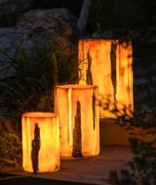 Lámpara Decorativa LED Grande para Exteriores con Forma de Tronco de Árbol 3D, Personalizable, Impermeable IP65, de Resina y Fibra de Vidrio, para Paisajes Navideños - Product Image 1