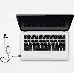 1,5 m Lavalier Mini micrófono condensador Clip-on solapa micrófono con cable USB 3,5mm tipo C Microfon para teléfono portátil <span class=keywords><strong>PC</strong></span> - Product Image 4