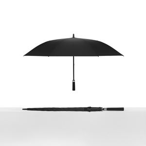 ร่มกันแดดอัตโนมัติสองชั้นพิมพ์ลายเงินยาวหรูหราสำหรับชายหนุ่ม - Product Image 1