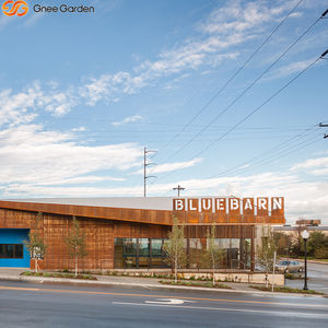 Modern Corten Steel Curtain Wall Cladding Waterproof Eco-Friendly Weather-Resistant Exterior <b>Panels</b> - Product Image 5