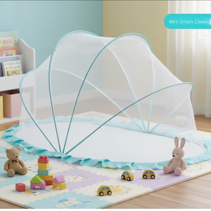 <span class=keywords><strong>Zanzariera</strong></span> Pieghevole per Lettino Bambini 0-3 Anni con Tenda Oscurante per Viaggi e Sonno - Product Image 1