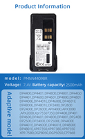 PMNN4409 PMNN4409BR Walkie Talkie Isi Ulang dengan Baterai Li-ion Tebal untuk Moto XIR P8668 P8668i P6620 GP328D GP338D