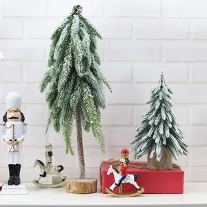 בית משרד בית חווה מרפסת חג המולד קישוטים מלאכותיים עץ חג המולד