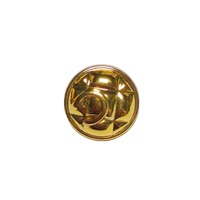 Boutons de vêtements classiques de haute qualité, personnalisables, en alliage de zinc plaqué, écologiques, à 2 trous, ronds, marque JQR