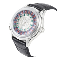 Montre mécanique automatique pour homme, cadran unique en forme de roulette, incrustation de cristaux, boîtier en acier inoxydable, montre-bracelet de luxe décontractée pour cadeau