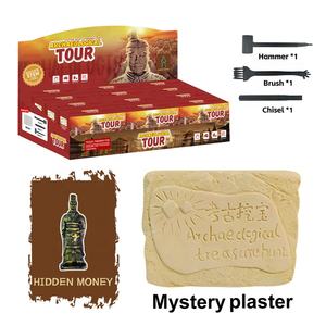 Kit de excavación de Arqueología de monedas de oro para niños juguete de excavación de Ciencia - Product Image 6